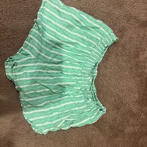 Aerie Mint and White Patterned Shorts